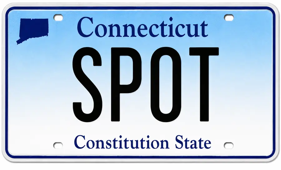 Connecticut license plate