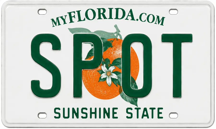 Florida license plate