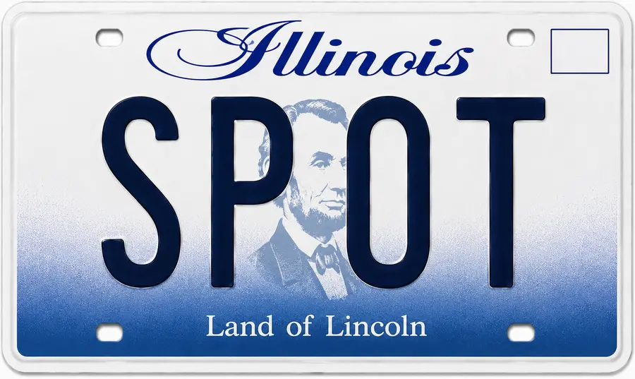 Illinois license plate