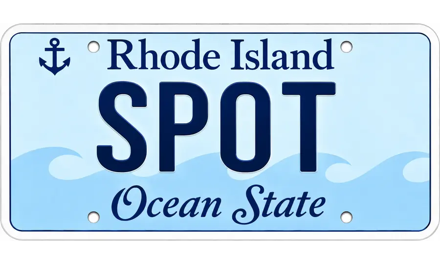 Rhode Island license plate