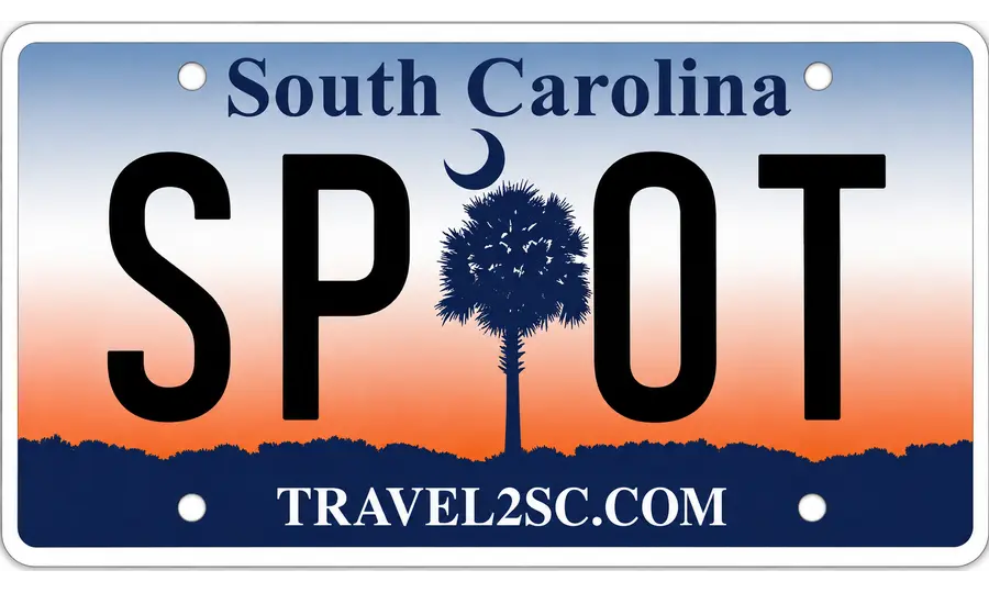 South Carolina license plate